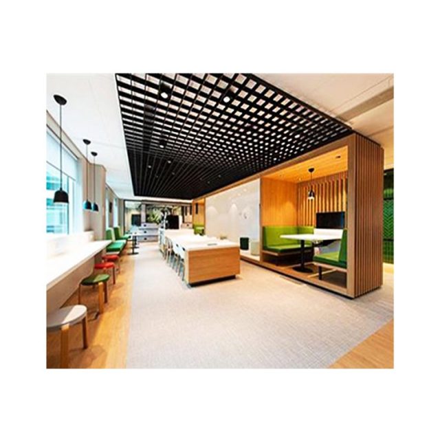 Custom metal ceiling tiles adding character to your space (2)