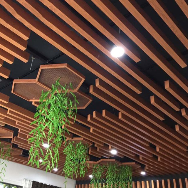 Custom wood ceiling tiles designing spaces one tile at a time (1)